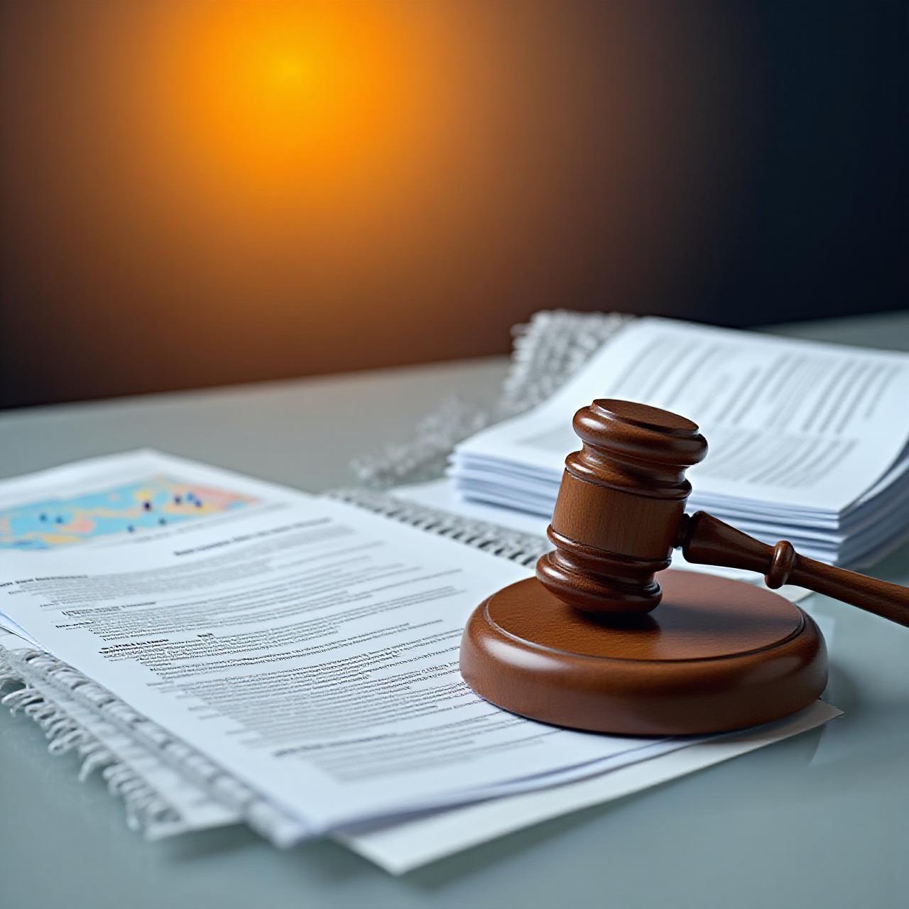 Close up of legal freight documents and logistics planning